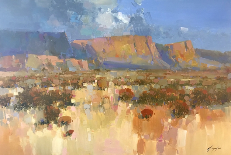 Canyon View, Original oil Painting, Handmade artwork, One of a Kind